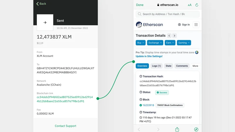 Tether TRC-20 Blockchain Network Gas Fees and Wallet Address Matching