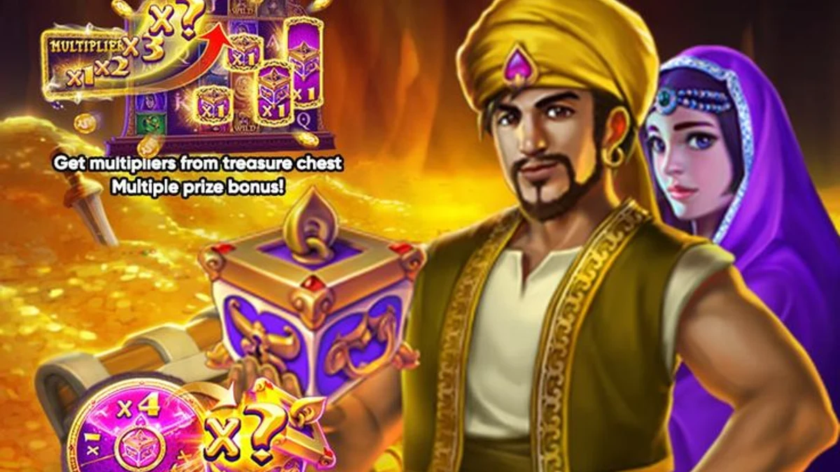 Ali Baba Slot Treasure Cave and Walking Wild Multipliers