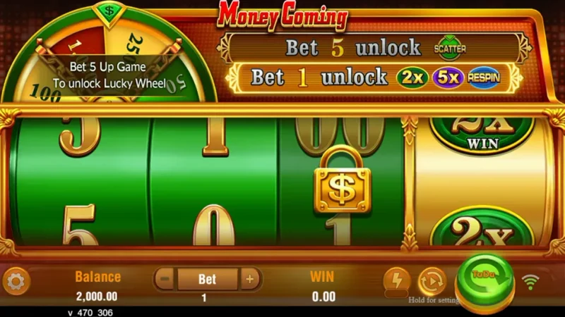 Wheel of Fortune Special Feature and Direct Cash Multiplier Rewards