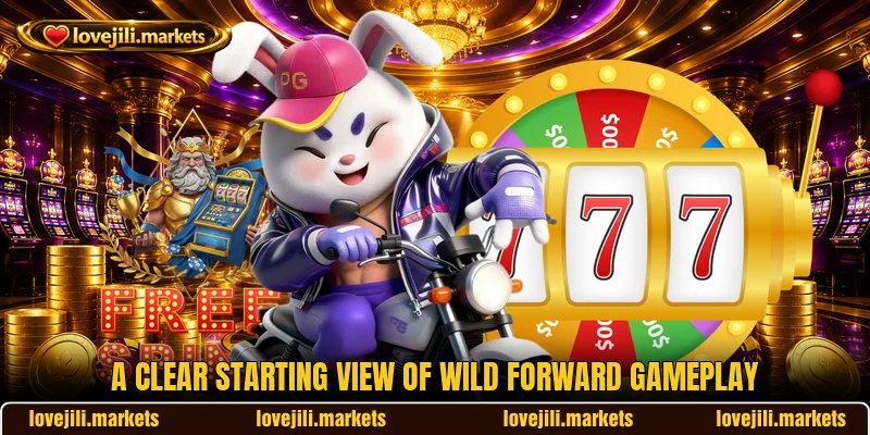 A clear starting view of Wild Forward gameplay A clear starting view of Wild Forward gameplay
