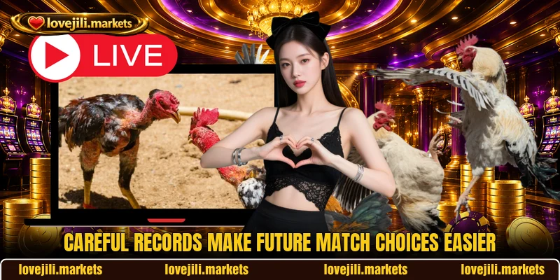 Careful records make future match choices easier Careful records make future match choices easier