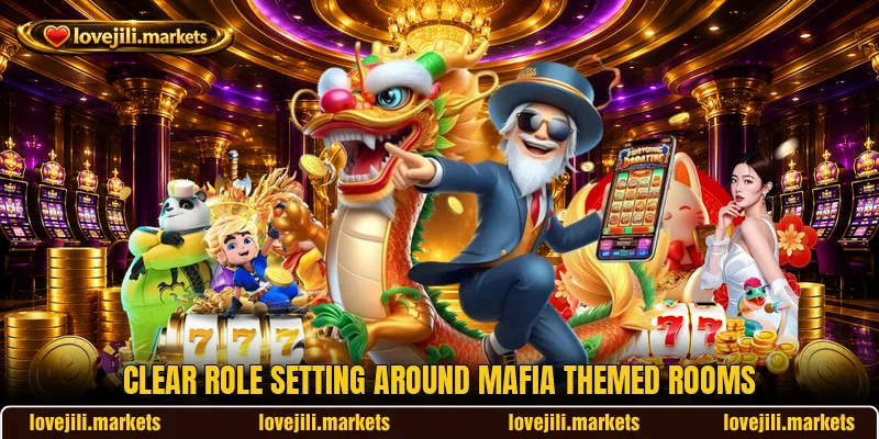 Clear role setting around Mafia themed rooms Clear role setting around Mafia themed rooms