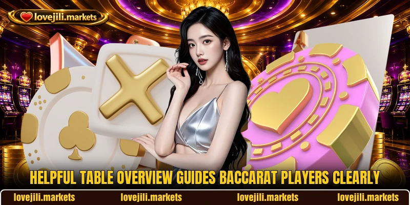 Helpful table overview guides Baccarat players clearly