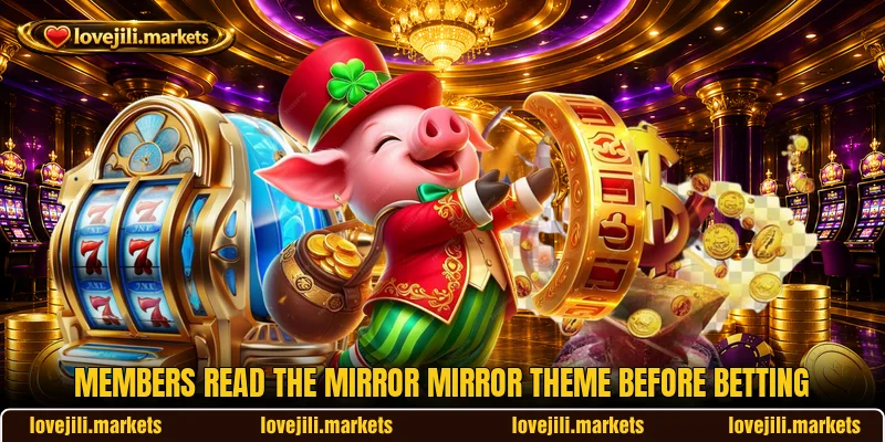 Members read the Mirror Mirror theme before betting Members read the Mirror Mirror theme before betting