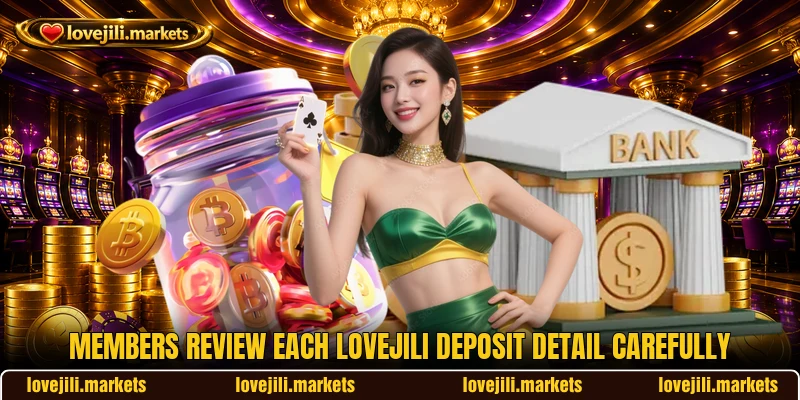 Members review each LOVEJILI deposit detail carefully Members review each LOVEJILI deposit detail carefully