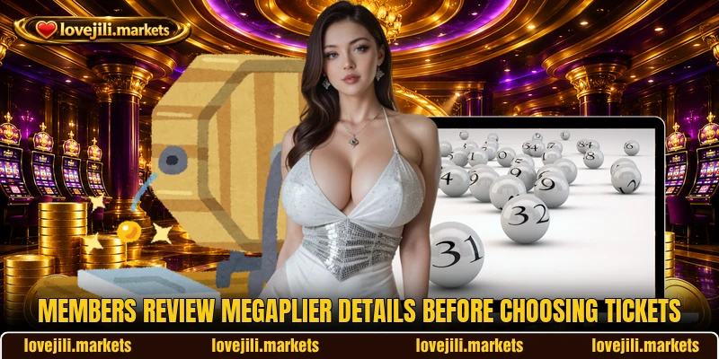 Members review Megaplier details before choosing tickets Members review Megaplier details before choosing tickets