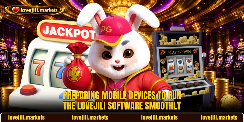 Preparing mobile devices to run the LOVEJILI software smoothly