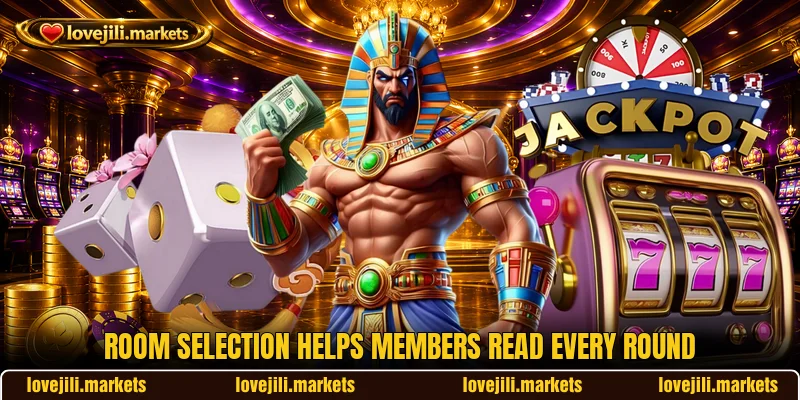 Room selection helps members read every round Room selection helps members read every round