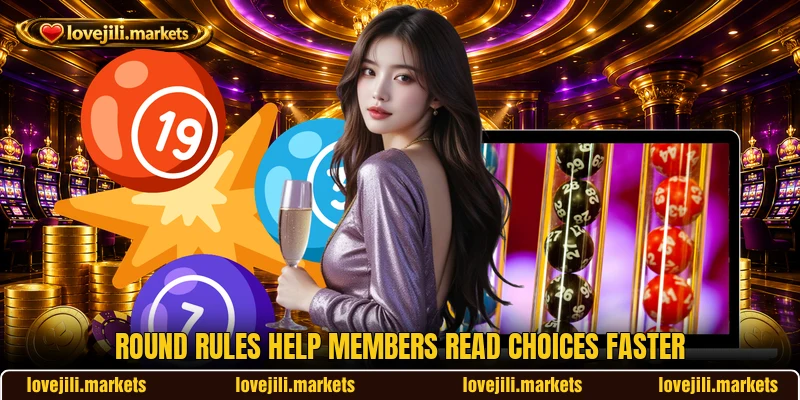 Round rules help members read choices faster